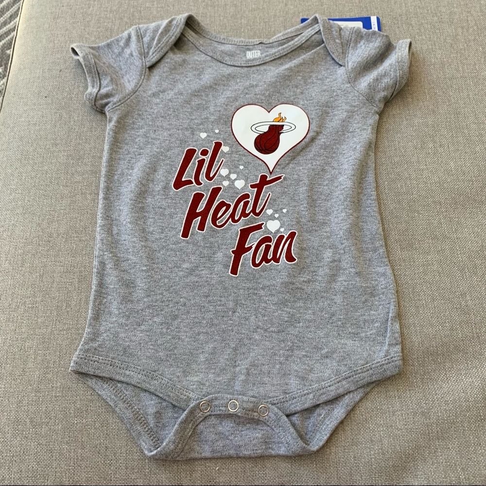 ☀️ 3/$15 NBA Miami Heat Onesie